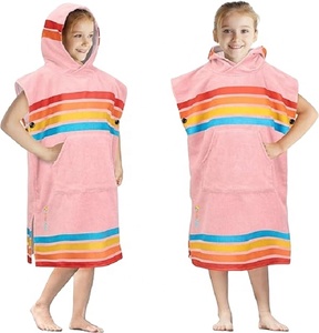 BKD - <span class=keywords><strong>Bata</strong></span> de Baño <span class=keywords><strong>Infantil</strong></span> Personalizada de Verano, Poncho de Surf, Toalla de Playa para Niños, Abrigo para Adolescentes, Toalla de Microfibra con Capucha - Product Image 1