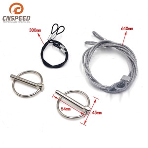 Cnspeed <b>Engine</b> <b>Hood</b> Lock Cable Universal Car Steel Safety Lock For Retrofit Upgrade YC100809 - Product Image 4
