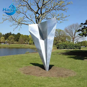 Escultura <span class=keywords><strong>de</strong></span> Metal Plegable Personalizable para Jardín, Avión <span class=keywords><strong>de</strong></span> Acero Inoxidable, Gran Tamaño, Mejor Calidad, Mejor Precio - Product Image 1