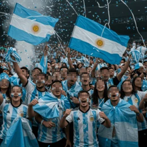 Drapeau d'Argentine 3x5 pieds, grand drapeau allemand simple face pour événements sportifs, matchs de football, fêtes, Oktoberfest, bars, rues, personnalisable - Product Image 3