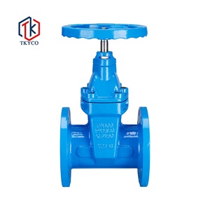 PN10 PN16 Flange Type Non Rising Gate Soft <b>Sealing</b> Ductile Cast Iron Sluice Gate Non Rising Stem Gate Flange Type Non Risi - Product Image 3