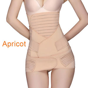 Maternidad 3 en 1 Adelgazamiento Vientre Posparto Shaperwear Fajas Body Shaper Prenatal Belly Wrap Band Entrenador de cintura Barriga Mujeres - Product Image 2