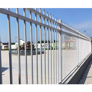 Cổng Nhôm Trang Trí An Ninh Philippines Cổng Sắt Rèn Màu Trắng Và Hàng Rào Có Vòng Hàng Rào Sân Cho Hồ Bơi - Product Image 5