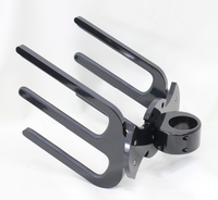 Raider BT58 BAT SurfBoard Boat Wakeboard Tower Rack pour deux planches de surf, tube de 2.5 pouces avec inserts en caoutchouc pour d'autres tailles