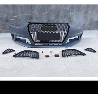 Pare-chocs avant Audi A4 modifié RS4, grand contour, modèles 13-16 B8, grille nid d'abeille S4 améliorée, ABS, neuf