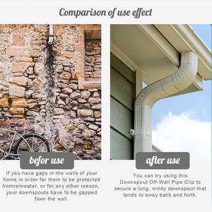 5 inch nhôm máng xối/máng xối móc áo/End Cap/downspout/Outlet/máng xối bảo vệ k-phong cách mưa hệ thống thoát nước máng xối - Product Image 5