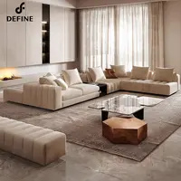 Leather Sofa Set with Armrest
