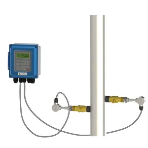 Medidor de fluxo de água ultrassônico digital, medidor de calor