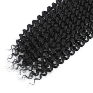 Tresses au crochet Passion Twist 1B, cheveux synthétiques longs bouclés, résistants à la chaleur, mèches simples - Product Image 2