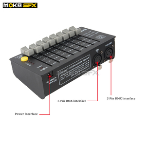 MOKA — manette de batterie <span class=keywords><strong>24</strong></span> <span class=keywords><strong>canaux</strong></span>, équipement d'éclairage pour scène, Mini <span class=keywords><strong>Console</strong></span> <span class=keywords><strong>DMX</strong></span> - Product Image 5