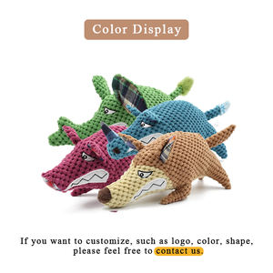 Giocattoli e accessori per animali domestici di lusso divertente Angry Wolf cigolante giocattoli interattivi di peluche per cani - Product Image 4