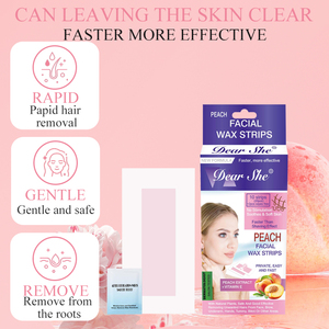 <span class=keywords><strong>Strisce</strong></span> Depilatorie in Cera d'Api Dear She <span class=keywords><strong>con</strong></span> Vitamina E per Pelli Sensibili - Leviganti, Ammorbidenti e a Lunga Durata - Product Image 4