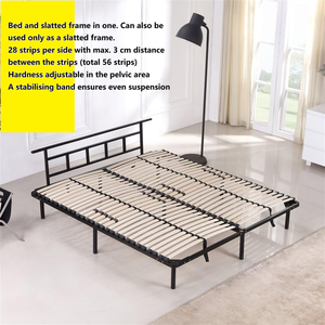 <span class=keywords><strong>Sommier</strong></span> à lattes réglable avec lattes en bois flexibles, structure métallique robuste pour le marché européen, prend en charge OEM/ODM toutes tailles. - Product Image 1