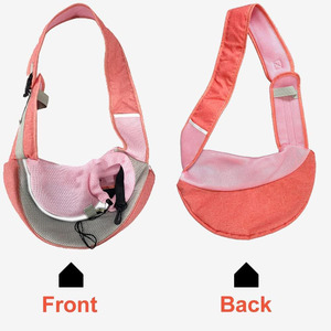 Free sample Wholesale Small Dog & Cat Sling <b>Carrier</b> Convenient Storage Pocket <b>Pet</b> Backpack with Extra Pocket Animal Pattern - Product Image 4