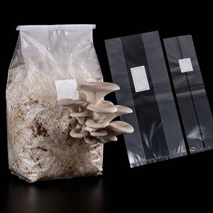 Sacs de culture de champignons Enoki autoclavables, sacs de colonisation de mycélium en PP transparent haute clarté - Product Image 1