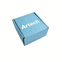 Individuell Bedruckte Flache Papierverpackungsbox Wellpappe Faltbare Kraft-Versandbox Versandkarton