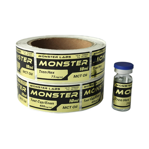 Tùy chỉnh dược phẩm ba chiều nhãn cho lọ in ấn 3ml bao bì nhãn cho Peptide 10ml lọ kích thước tiêu chuẩn nhãn - Product Image 6