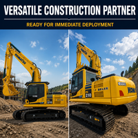 Excavatrice sur chenilles Komatsu PC210 d'occasion |   Excavatrice hydraulique d'occasion japonaise haute performance pour la construction