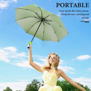 Penjualan terlaris grosir payung botol anggur kreatif portabel cetak Logo kustom kualitas tinggi untuk hadiah - Product Image 5