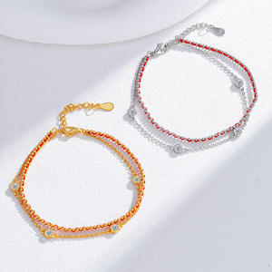 fashion jewelry for women Fine Jewelry Fashion Jewelry <b>Set</b> Fashion Bracelet & <b>Bangle</b> Silver 925 Jewelry Jewellery LuckyRedRibbon - Product Image 1