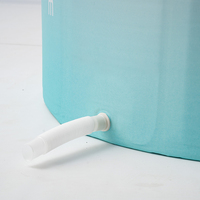 Baignoire pliable portable durable personnalisable multifonctionnelle adaptée aux bains, à la natation et à la douche