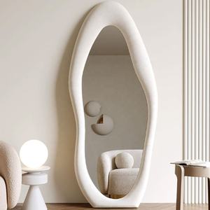 Specchio da Terra Decorativo Grande su Misura, Forma Irregolare, Specchio a Figura Intera per Soggiorno e Camera da Letto - Product Image 2