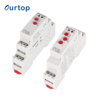 16a Relais temporisé Off-Delay Signal Decay Time Switch Ventilateurs Pompe Minuterie 18mm Standard Din Rail Montage