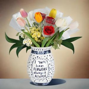 <span class=keywords><strong>Moda</strong></span> bianco di alta qualità <span class=keywords><strong>ceramica</strong></span> 9 pollici europa regalo moderno OEM vaso floreale per uso della casa e della decorazione - Product Image 5
