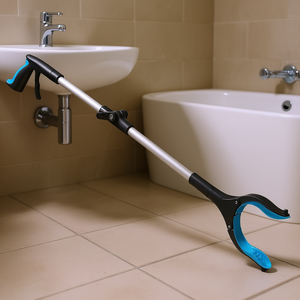 Pince de préhension pliable de 34 pouces avec mâchoire rotative à 360 degrés pour la salle de bain et la maison - Product Image 2