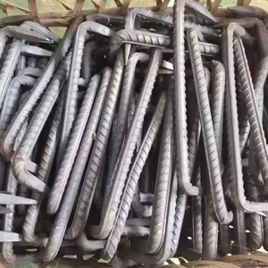 Hình chữ U Ren thép carbon Fastener c-loại xây dựng cốt thép đôi đục điểm mịn Shank công nghiệp kết nối gỗ Fastener - Product Image 6