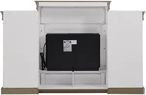 <span class=keywords><strong>Chimenea</strong></span> Eléctrica Independiente de Madera Blanca de Primera Calidad con Control Remoto - Product Image 5