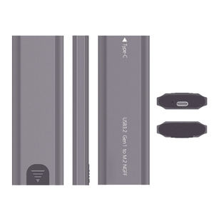 ภายนอก M.2 NGFF SATA ฮาร์ดไดรฟ์ตู้ SSD 5gbps USB3.2 ประเภท C M.2 กรณี SSD กรณี 2230 2242 2260 2280 - Product Image 1