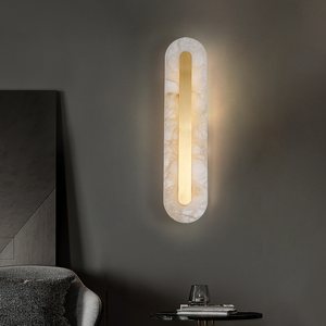 โคมไฟติดผนัง LED สไตล์นอร์ดิกสมัยใหม่สำหรับบ้าน โคมไฟข้างเตียงแบบมินิมอลสีทอง - Product Image 6