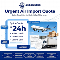 Alibaba : Offre à bas prix pour l'importation aérienne urgente, DDP, consolidation multi-transports, fret de grande valeur, devis rapide en 24h, suivi complet aux États-Unis