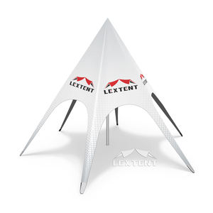 Duurzame, op maat gemaakte 6m strandtent voor evenementen, enkelpolige partytent met logo, waterdicht, op maat gemaakte stertent - Product Image 1