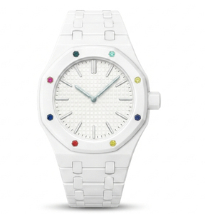 Série Royal Popular, ajustement précis, bracelet coloré, montre mécanique unisexe tendance - Product Image 2