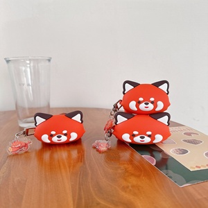 Adorable étui pour écouteurs Pro3 compatible avec Baby <span class=keywords><strong>Panda</strong></span> - Housse de protection en silicone de dessin animé pour la 2ème/4ème génération - Product Image 2