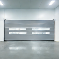 Puerta Rápida Horizontal de PVC para Taller Industrial, Puerta de Tela de Elevación Automática de Alta Velocidad, Fabricante
