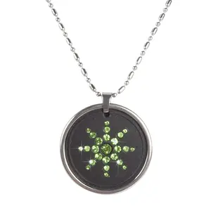 best wholesale new fashion lava stone stainless steel necklace 2024 quantum energy healing health benefits