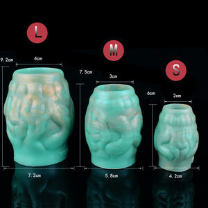 Manchon de pénis <span class=keywords><strong>en</strong></span> silicone YOCY, lumineux, pour agrandissement du pénis, anneau de pénis, manchon d'extension du pénis, gaine extensible, plusieurs tailles, jouet sexuel pour hommes - Product Image 6