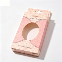 Boîte à fenêtre en carton écologique personnalisée avec poignée suspendue, impression offset et finition mate