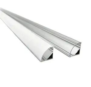 SDW002 perfil aluminio led LED 스트립 라이트 바 캐비닛 램프 키트 용 코너 알루미늄 프로파일 채널 홀더