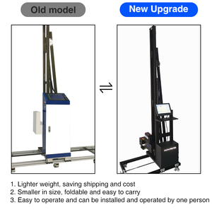 Impresora 3D UV para Paredes, CMYKW, 5 Colores, 2.5M de Altura, con Dos Cabezales de Impresión DX7, para Decoración Interior y Exterior - Product Image 4