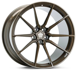 Rines Forjados de una Pieza en Bronce Cepillado HF-5 de 18, 19, 20, 21, 22 y 24 Pulgadas, 5x100/5x115/5x120/5x127 para <span class=keywords><strong>BMW</strong></span> X3, <span class=keywords><strong>M4</strong></span>, 630i, Lexus <span class=keywords><strong>RC</strong></span> F, LC500 - Product Image 3