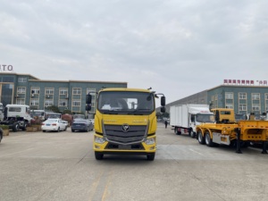 <span class=keywords><strong>Camion</strong></span> de dépannage à plateau Foton Auman D 4x2 220HP 18 tonnes avec basculement hydraulique, grue optionnelle pour le sauvetage routier (un ou deux grueurs) - Product Image 2