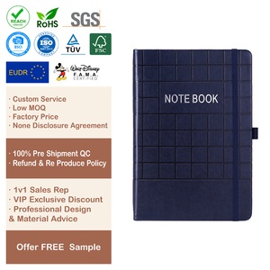 Proveedor Verificado, Agenda <span class=keywords><strong>de</strong></span> Cuero Genuino B5 con Tapa Dura y Logotipo Grabado <span class=keywords><strong>en</strong></span> Relieve para Marca Privada Ejecutiva - Product Image 1