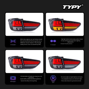 TYPY Nuevo Conjunto de Luces Traseras LED de 12V para Toyota Wish 2009-2015 con Señal de Giro Dinámica y Lente Ahumada/Tintada - Product Image 4