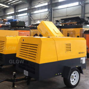 <span class=keywords><strong>Compresor</strong></span> de Aire de Tornillo Portátil Diésel GLGW de 185cfm, Fabricado en China, para <span class=keywords><strong>Martillo</strong></span> Neumático, Demolición y Excavación - Product Image 1