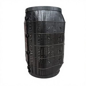 Nouveau <span class=keywords><strong>panier</strong></span> de pêche épaissi à 8 ou 6 trous, filet de pêche en plastique pour anguilles, loches et écrevisses - Product Image 1