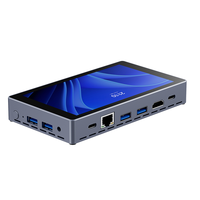 5.5 pouces 8 + 128gb Mini moniteur à écran tactile tout en un PC TV Box Mini ordinateur portable